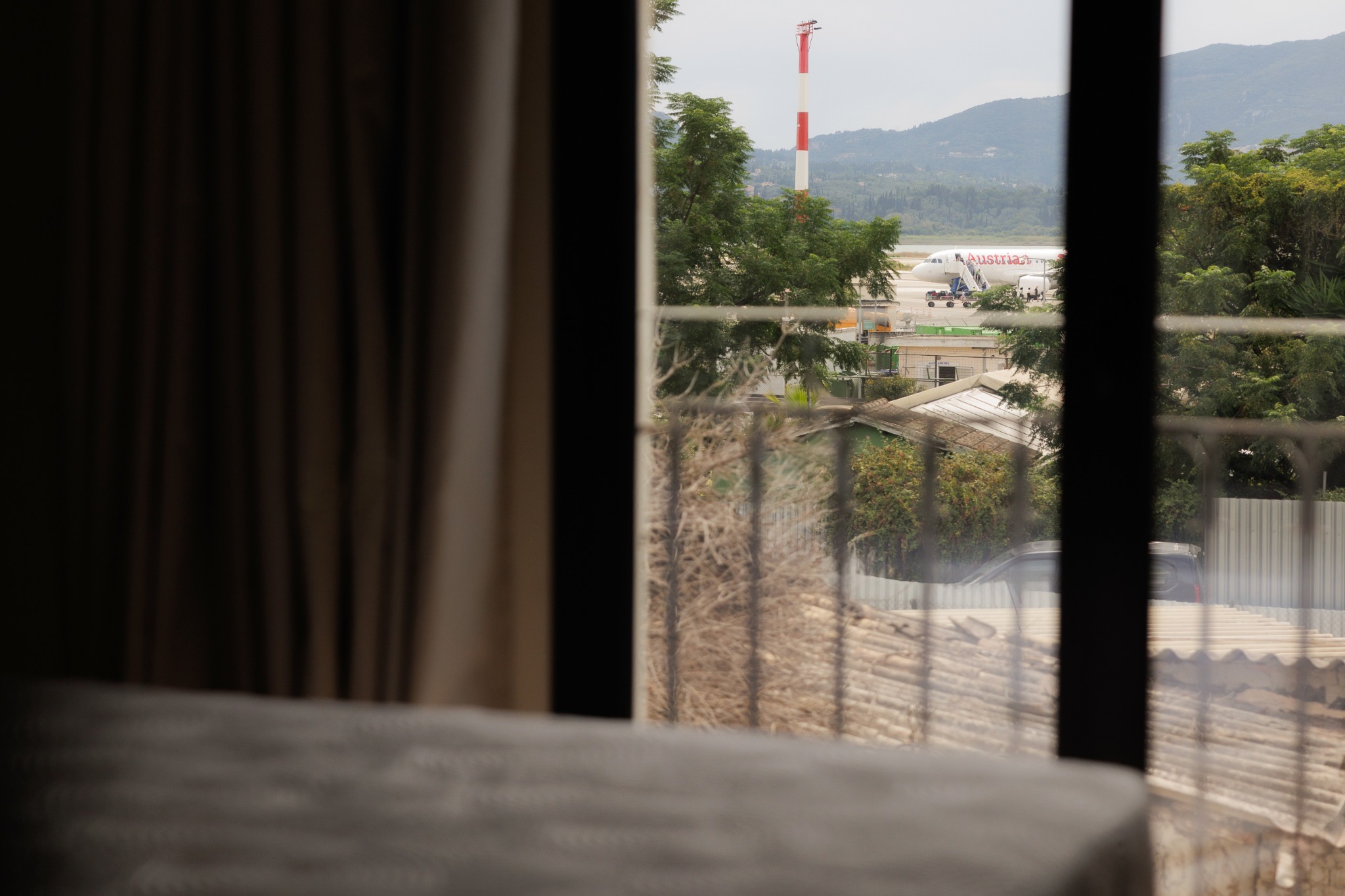 In-room coffee station